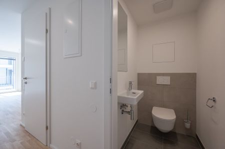 ASG IV-Qualitatives Wohnen in urbaner Lage: hochwertiger 1-Zimmer ERSTBEZUG mit Balkon! Provisionsfrei - Photo 2
