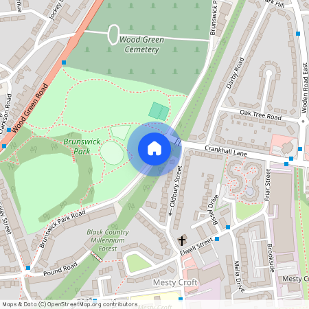 Brunswick Park Road, Wednesbury, WS10