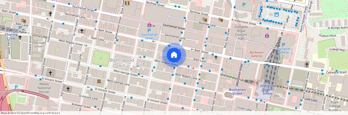 Robert Owen House - Classic Studio at Glasgow, 81, Bath Street G2