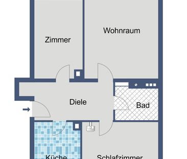 Attraktive 3 Zimmer Wohnung mit Loggia in Babenhausen - Foto 2