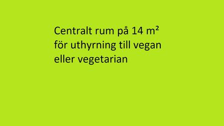 Centralt rum på 14 m² för uthyrning till vegan eller vegetarian - Photo 2