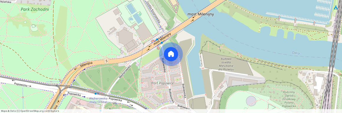 ul. Białowieska, Popowice Północne, Fabryczna, Wrocław, dolnośląskie