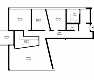 4.5 Zimmer, 128 m², 3. Stock - Photo 3