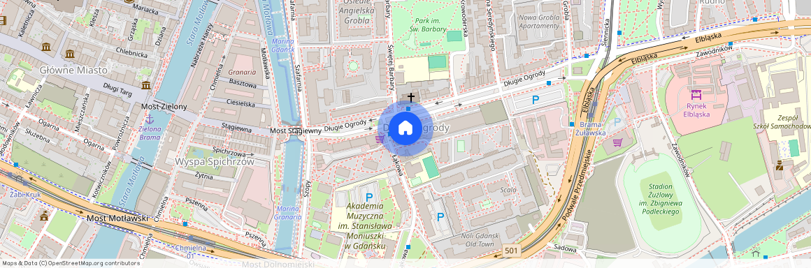 ul. Długie Ogrody, Śródmieście, Gdańsk, pomorskie