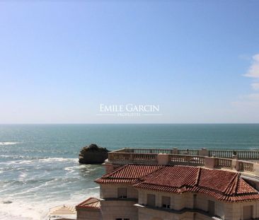 Appartement à louer à Biarritz, plage du Miramar, vue imprenable sur l'océan. - Photo 3