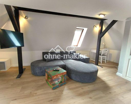 Charmante möblierte Dachgeschosswohnung im Villenviertel, nähe Krankenhaus - Foto 1