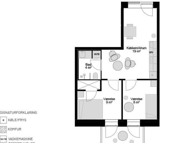 Godsbanen 77, 2. lejl. 5, Aalborg - Photo 1