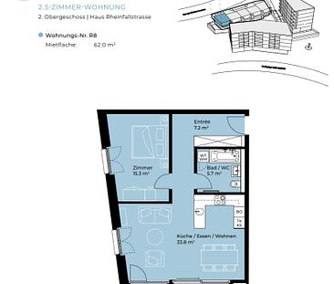 Appartement de 2,5 pièces nouvellement construit à Neuhausen - Foto 2