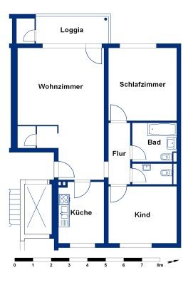 Großzügig wohnen: 3 Zimmer mit Loggia, Bad u. Gäste‑WC - Photo 1