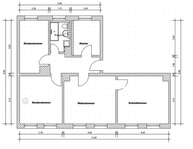 Erstbezug nach Sanierung! 4-Raumwohnung ab Dezember zu vermieten! - Photo 1