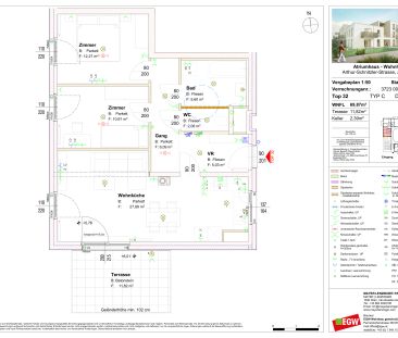 3-Zimmer-Wohnung mit Terrasse, Top 32 - Photo 5