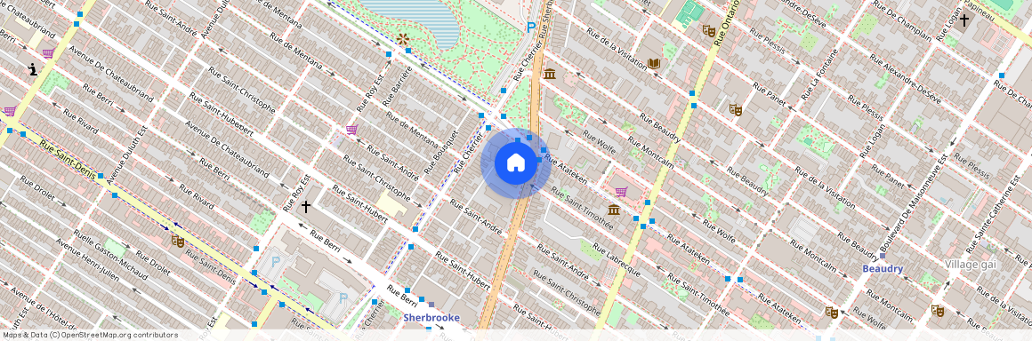 1025 Sherbrooke St E, Montréal, QC