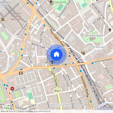 Herbal Hill, Farringdon, EC1R