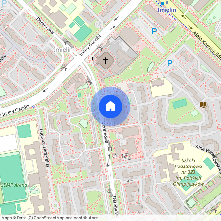 Warszawa, Ursynów, Dereniowa
