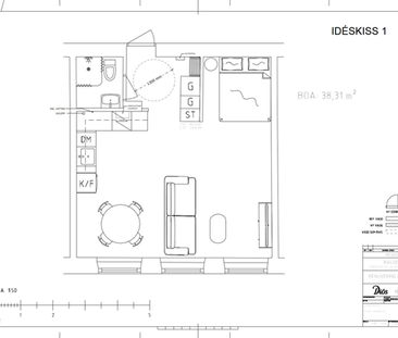 40 kvm på Norrmalmsgatan 8B, Sundsvall - Foto 2