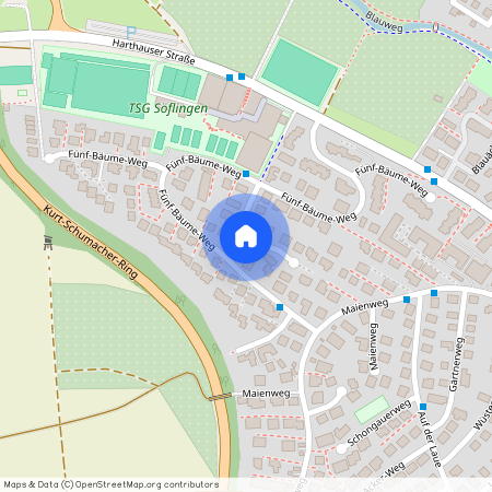 Fünf-Bäume-Weg, 89081 Baden-Württemberg - Ulm