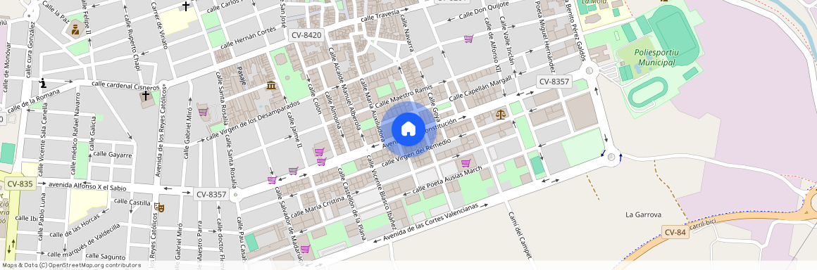 Avenida Constitución, en, Novelda