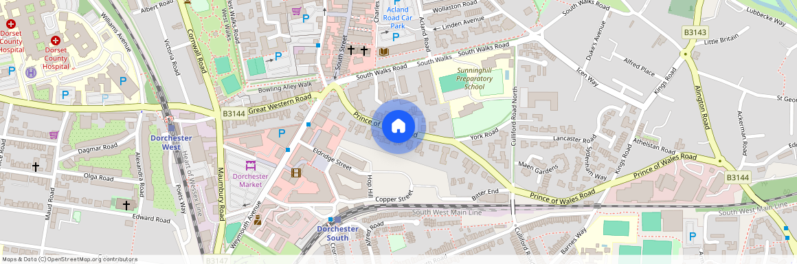 Prince Of Wales Road, Dorchester, DT1