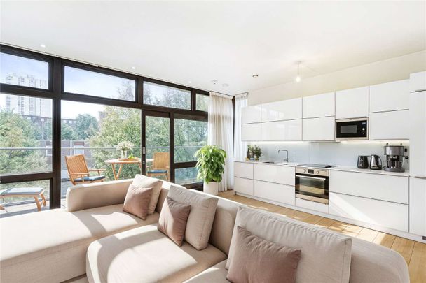 Two bedroom flat on the first floor of a unique development of the former Lillian Baylis School - Photo 1