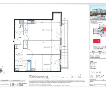 Location appartement T3 65.86m² à Savigny-Le-Temple (77176) - Photo 2