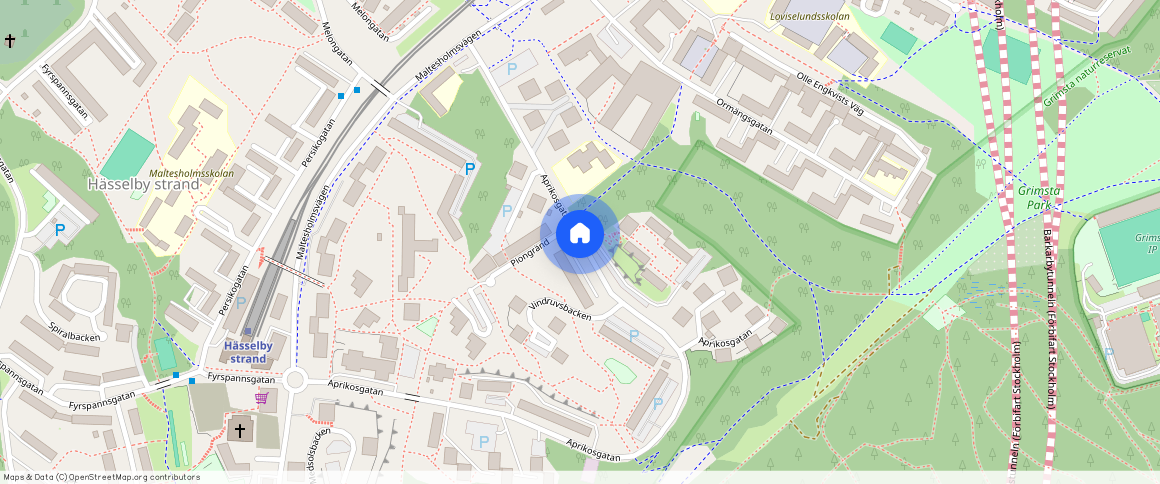 Aprikosgatan, Hässelby