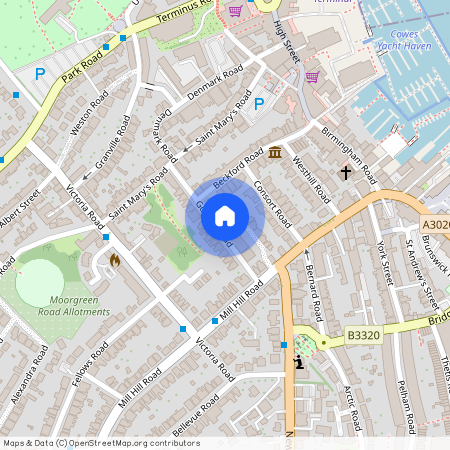 Gordon Road, Cowes, : Isle Of Wight