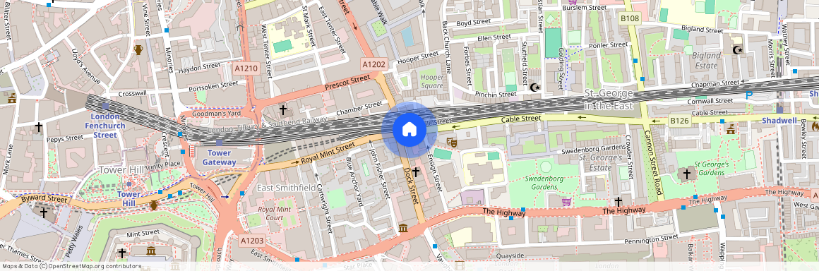 6 Chamberlain House, Cable Street, Shadwell, Whitechapel, E1 0AL, London