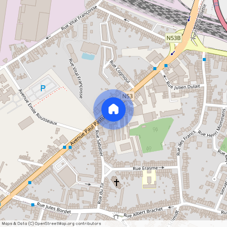 Avenue Paul Pastur, 95, 001, 6001, Marcinelle