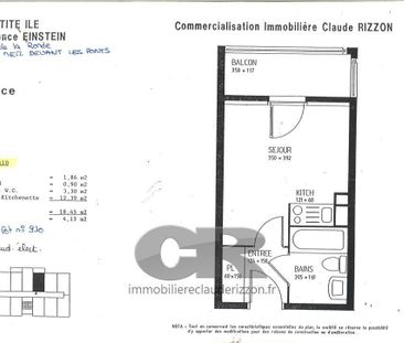 Location Appartement 1 pièce 18m² METZ 57050 - Photo 1