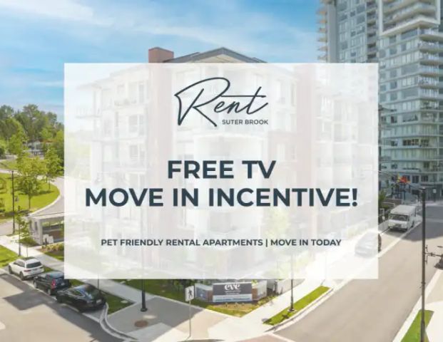 Rent Suter Brook in Suter Brook Village | 302 Morrissey Road, Port Moody - Photo 1