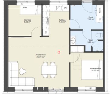 Dejligt 3-værelses rækkehus i Ringe - Foto 2