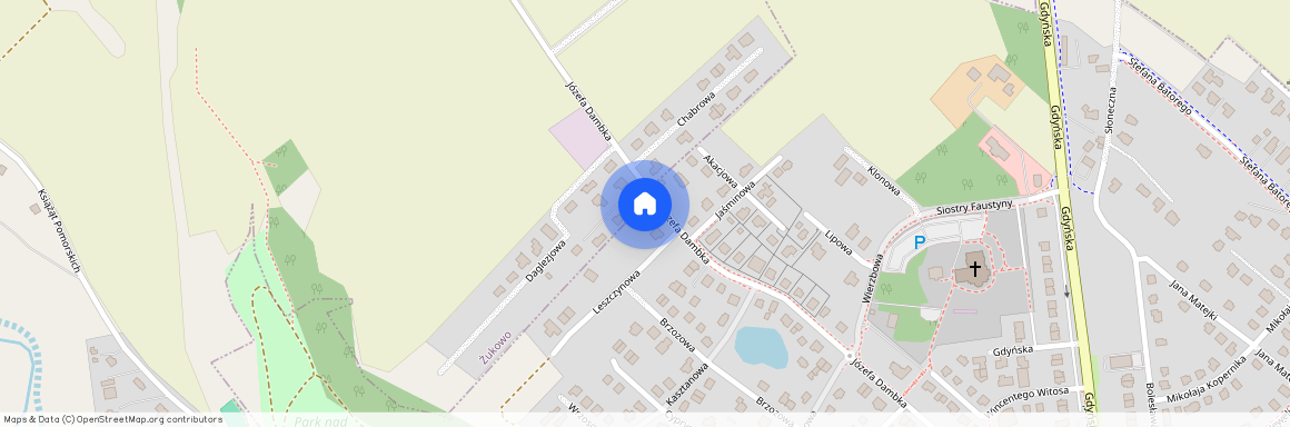 ul. Józefa Dambka, Żukowo - miasto, Żukowo, kartuski, pomorskie