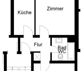 2 Raum Wohnung frei! - Photo 4