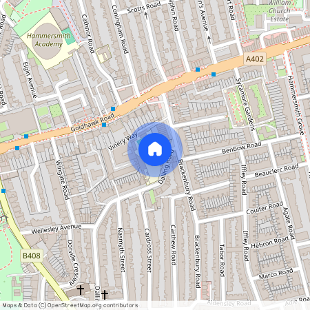 Brackenbury Road, Brackenbury Village, London, W6