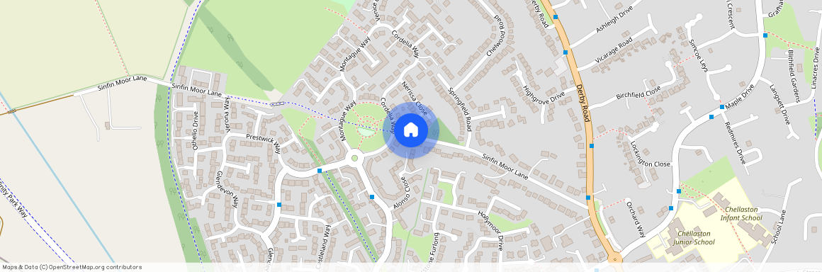 Sinfin Moor Lane, Derby