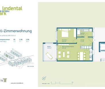Ouvrir un appartement de 2,5 pièces à Boll - Foto 2