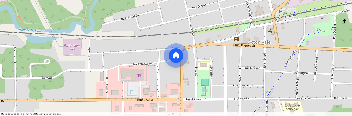 1240 rue Brousseau, Acton Vale, Acton Vale, Montérégie, J0H 1A0