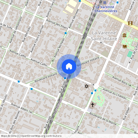 Boulevard de la Marne et Avenue Voltaire 94210 Paris