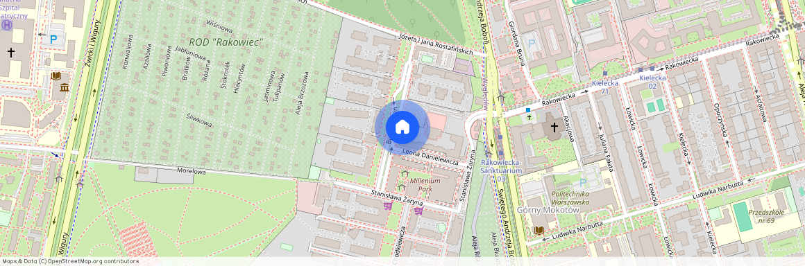 Mokotów, ul. Biały Kamień 2, Warszawa
