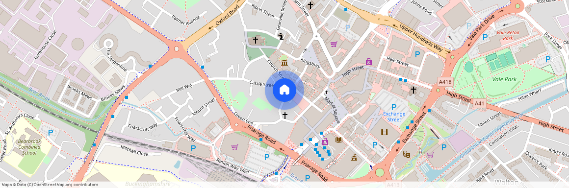 Old Aylesbury, Castle Court (walk Of Station)