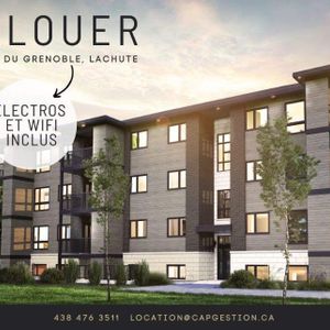 DISPONIBLE MAINTENANT - APPARTEMENT 4½ À LOUER À LACHUTE - Photo 2