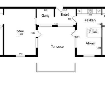 Rækkehus til leje i Sejs ved Silkeborg - Foto 1