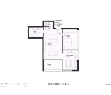 Appartement de 2,5 pièces dans le centre de Buchs - Photo 2