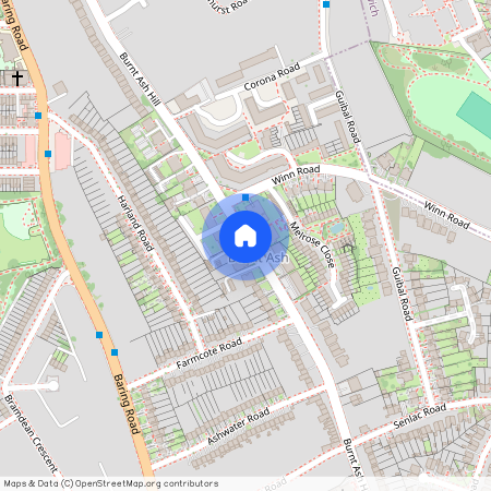 Burnt Ash Hill, Lee, London, SE12