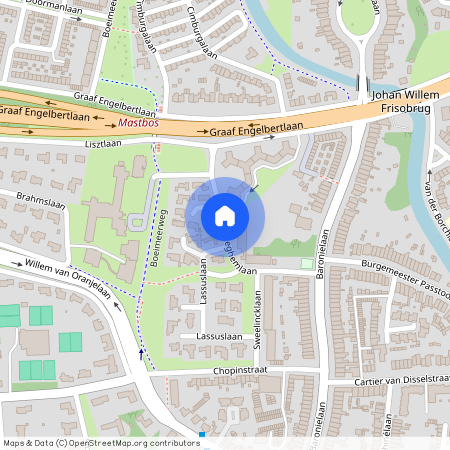 Ruitersbos, 4837 AS, Okeghemlaan, Breda