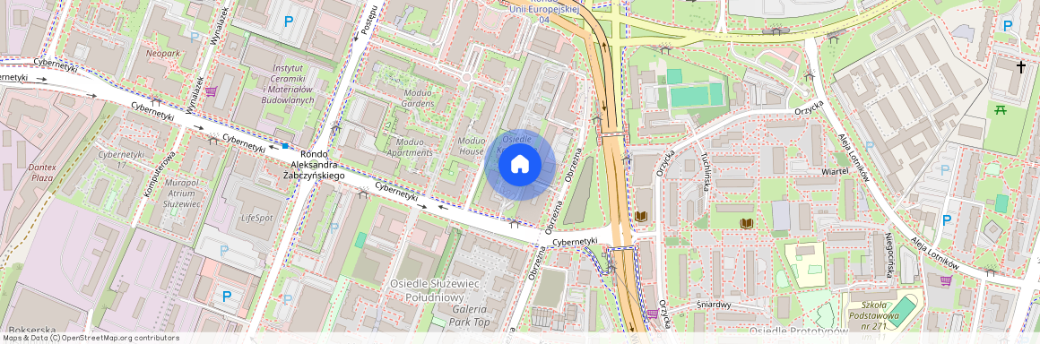 Warszawa, Mokotów, ul., Cybernetyki