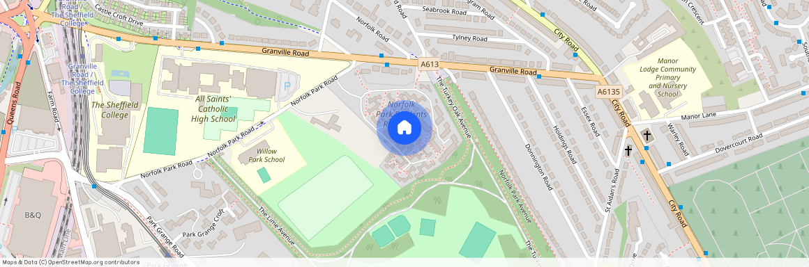 Norfolk Park Road, Sheffield, South Yorkshire, S2