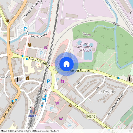 Rue des Forges, 283, 302, 1480, Tubize