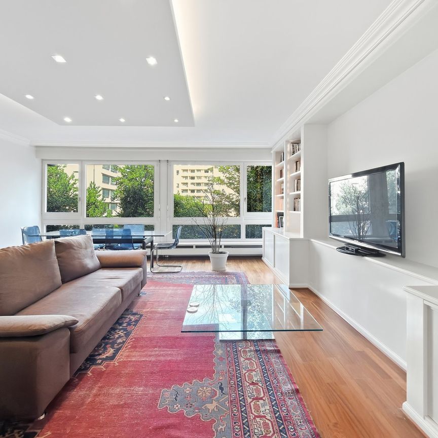 Lumineux appartement meublé de 3 pièces avec balcon – Route de Florissant, Genève - Foto 1