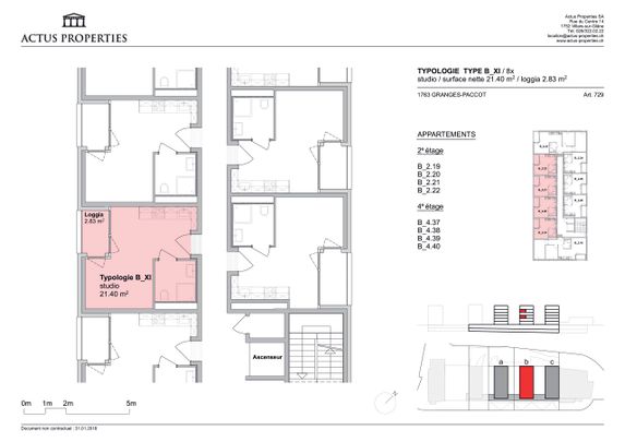 Bright studio on 4th floor - Photo 1